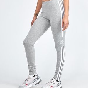 Light Gray Adidas Leggings